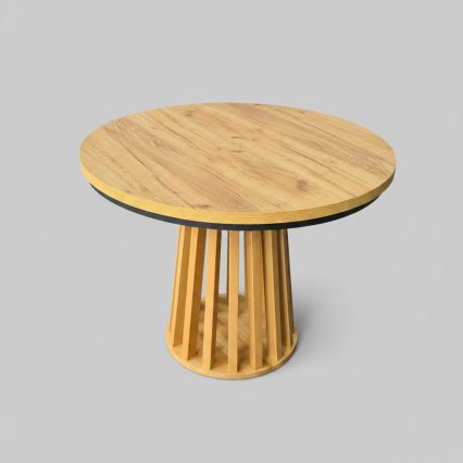 Masă extensibilă de dining NEXUS 100/140x77 cm stejar craft/negru