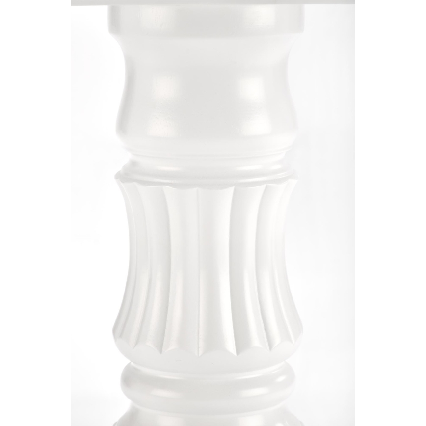 Masă extensibilă de dining WILLIAM, albă