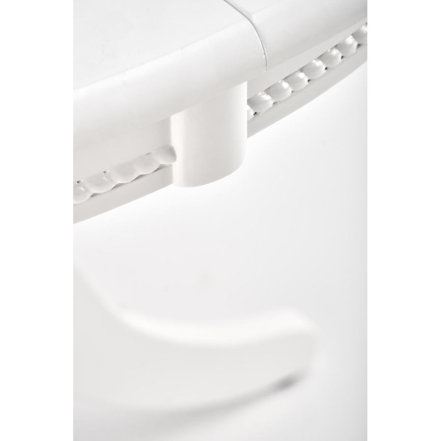 Masă extensibilă de dining WILLIAM, albă