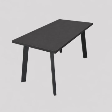 Masă extensibilă KERNO 150/190x80 cm, neagră