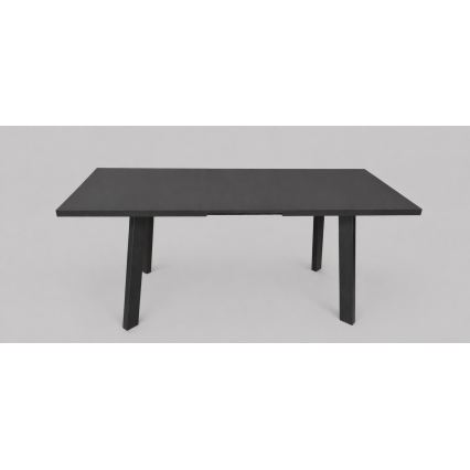 Masă extensibilă KERNO 150/190x80 cm, neagră