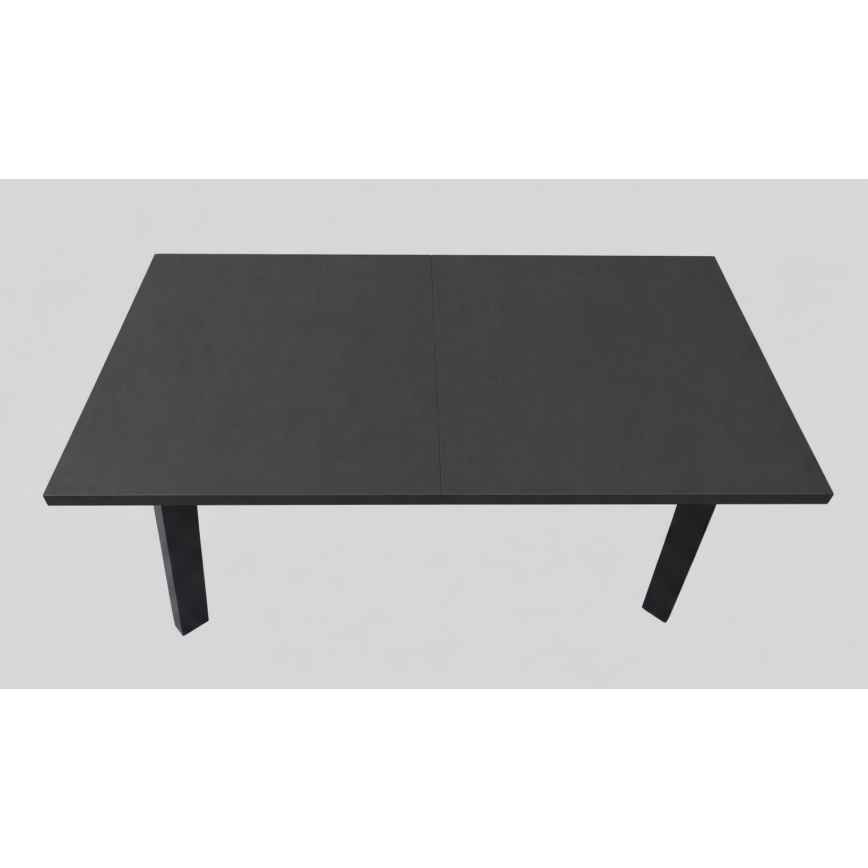 Masă extensibilă KERNO 150/190x80 cm, neagră