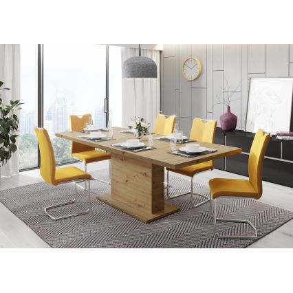 Masă extensibilă STRAP, stejar artisan