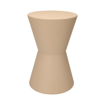 Masă laterală PETIT, Ø 29 cm, bej