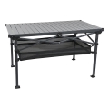 Masă pliabilă de camping 118x70 cm antracit