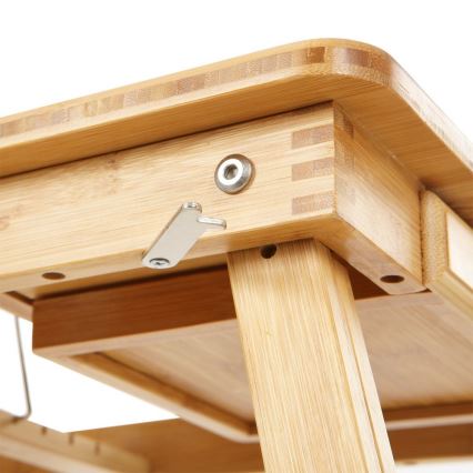 Masă reglabilă pentru pat LAT, pentru laptop/PC, maro