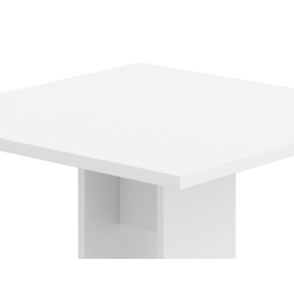 Masă STRAPO 68x68 cm, albă