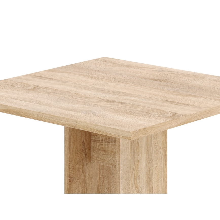 Masă STRAPO 68x68 cm, Stejar Sonoma