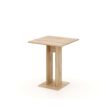 Masă STRAPO 68x68 cm, Stejar Sonoma