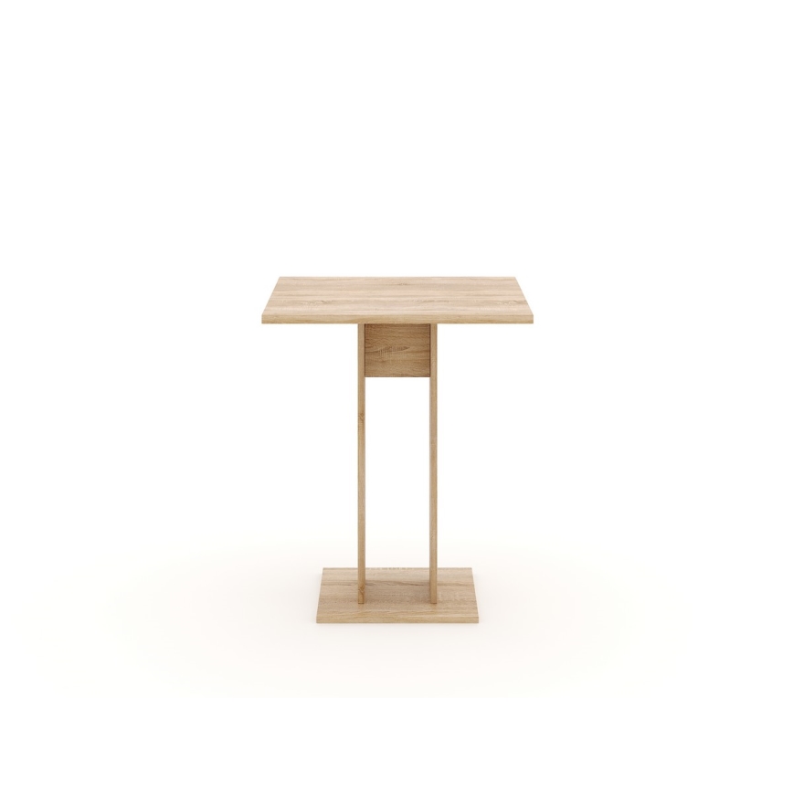 Masă STRAPO 68x68 cm, Stejar Sonoma