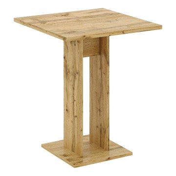 Masă STRAPO 68x68 cm, stejar Wotan