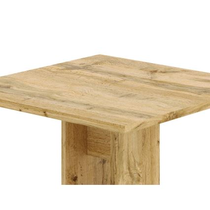 Masă STRAPO 68x68 cm, stejar Wotan