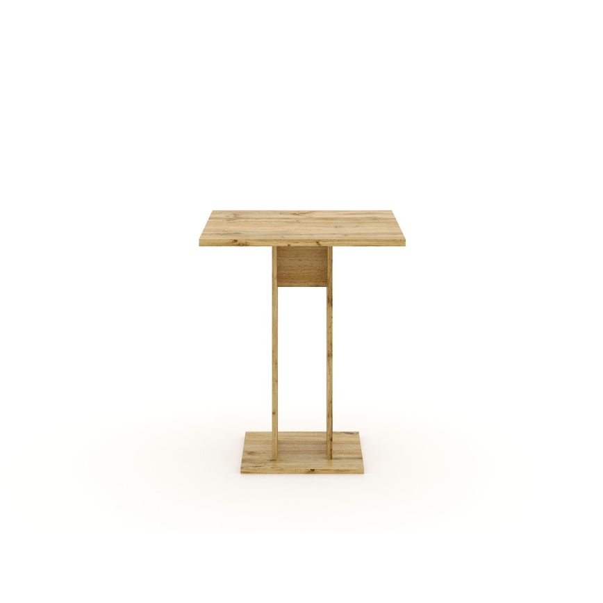 Masă STRAPO 68x68 cm, stejar Wotan
