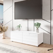 Masă TV CALABRINI 37x100 cm alb
