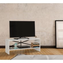 Masă TV ROZI 35x90 cm albă