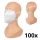 Mască de protecție respiratorie clasa KN95 (FFP2) 100 buc. – COMFORT