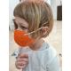 Mască de protecție respiratorie de mărime pentru copii FFP2 NR Kids portocaliu 50 buc.