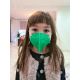 Mască de protecție respiratorie de mărime pentru copii FFP2 NR Kids verde 1 buc.