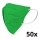 Mască de protecție respiratorie de mărime pentru copii FFP2 NR Kids verde 50 buc.