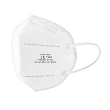 Mască de protecție respiratorie FFP2 NR - CE 0370 albă Mask One 1 buc. mărime pentru copii