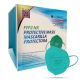 Mască de protecție respiratorie FFP2 NR / KN95 verde-mentol Media Sanex 1 buc.