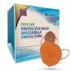 Mască de protecție respiratorie FFP2 NR portocalie Media Sanex 50 buc.