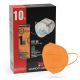 Mască de protecție respiratorie FFP2 NR portocalie Mondo Medical 20 buc.