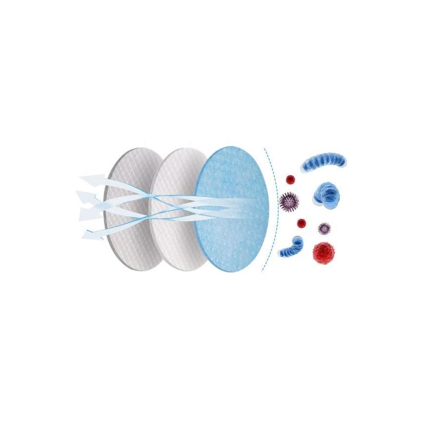 Mască de protecție respiratorie FFP2 NR roșie DEXXON MEDICAL 20 buc.