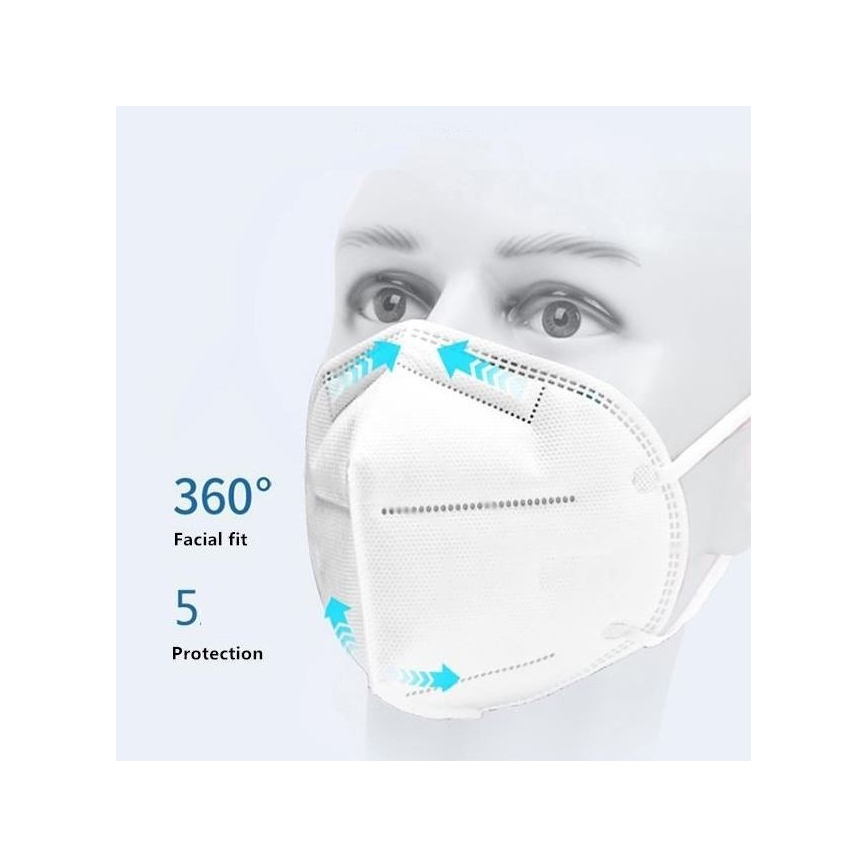 Mască de protecție respiratorie FFP3 NR G&W™ GDGP3