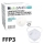 Mască de protecție respiratorie KP302 FFP3 LAIANZHI 1 buc.