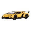 Mașină radiocomandată Lamborghini, galbenă, alimentare 3xAA + 2xAA
