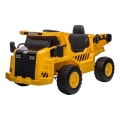 Mașinuță electrică încărcător CAT 60W/4500 mAh galben/negru