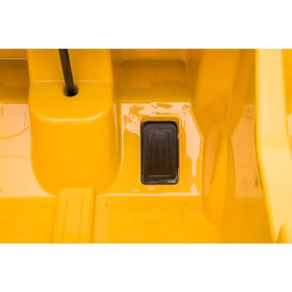 Mașinuță electrică încărcător CAT 60W/4500 mAh galben/negru