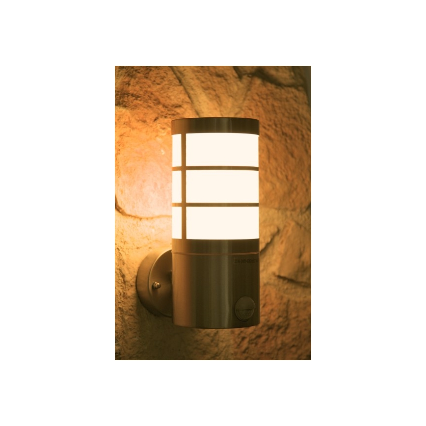 Philips Massive 16334/47/10 - Corp de iluminat perete exterior cu senzor CALGARY 1xE27/14W/230V