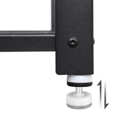 Măsuță de bar BARTIS, maro/negru