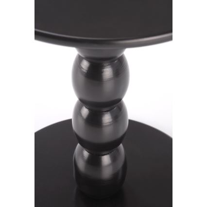 Măsuță de cafea CIRILA, diametru 40 cm, neagră