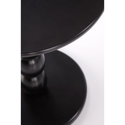 Măsuță de cafea CIRILA, diametru 40 cm, neagră