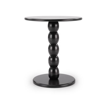 Măsuță de cafea CIRILA, diametru 40 cm, neagră
