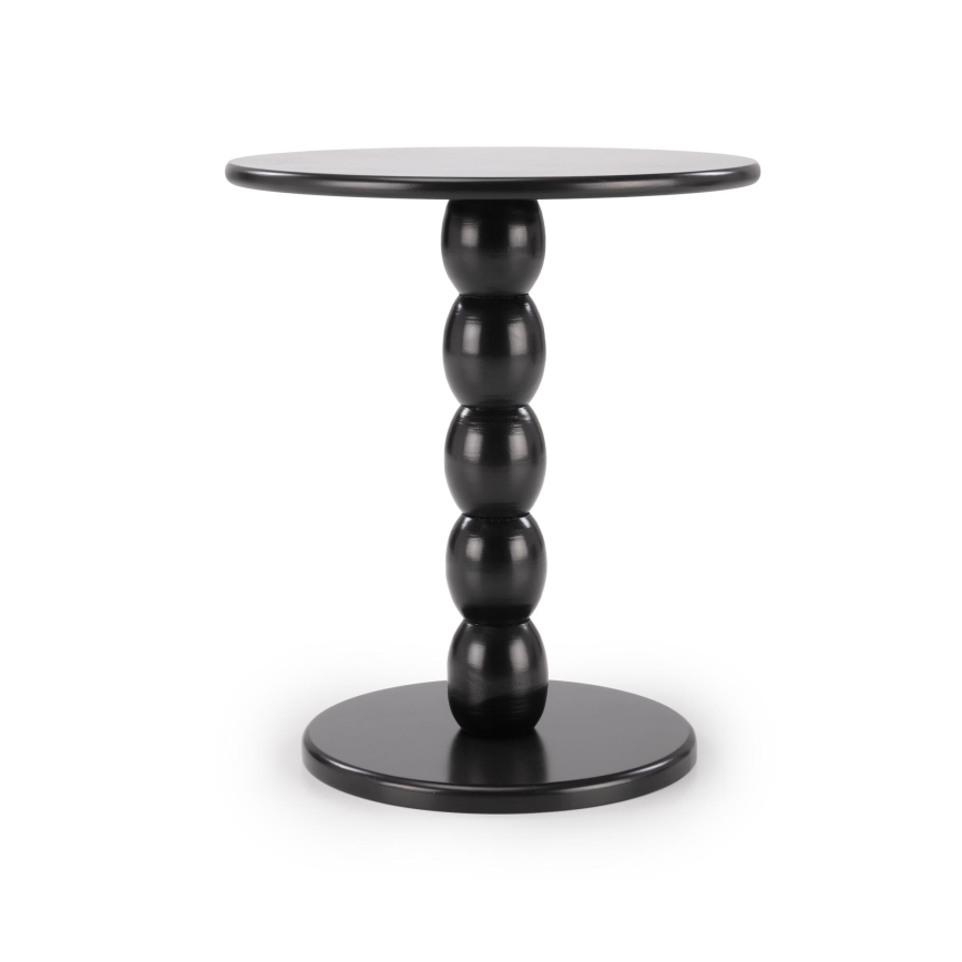 Măsuță de cafea CIRILA, diametru 40 cm, neagră