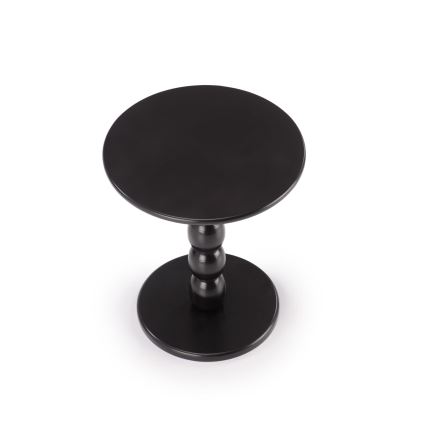 Măsuță de cafea CIRILA, diametru 40 cm, neagră