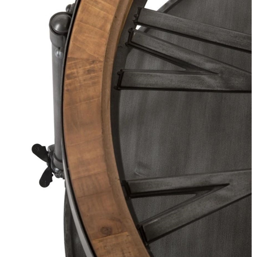 Măsuță de cafea cu ceas CHRONO 89,5x47 cm