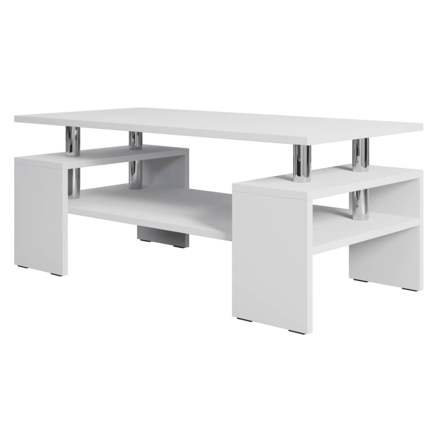 Măsuță de cafea CUBE 50x110 cm alb