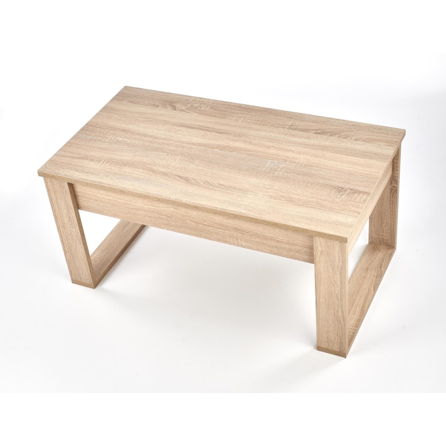 Măsuță de cafea NEA 52x110 cm bej/stejar sonoma