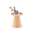 Măsuță de cafea NUIT, diametru 45 cm, maro