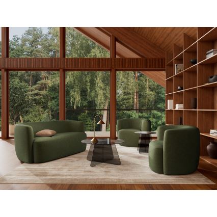 Măsuță de cafea SANOS, 80 cm, gri fumuriu