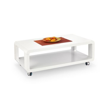 Măsuță de cafea STELA 105x58 cm albă