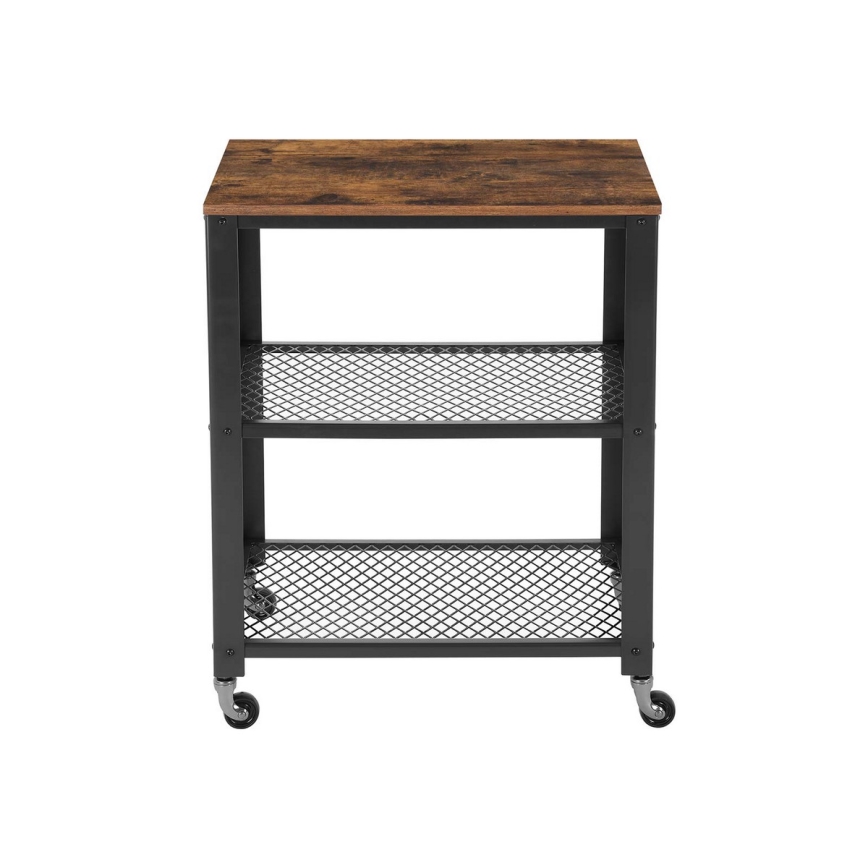 Măsuță de servire MARGE maro/negru