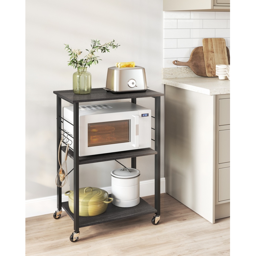 Măsuță de servire MARGE, neagră