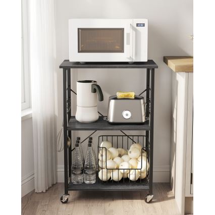 Măsuță de servire MARGE, neagră