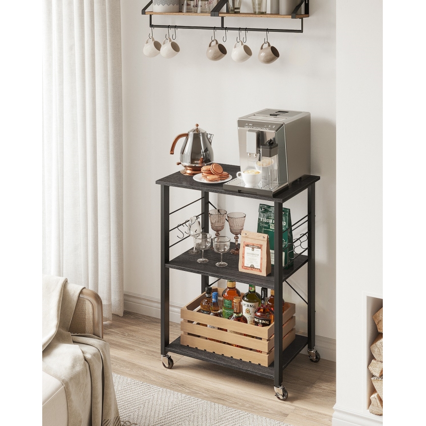 Măsuță de servire MARGE, neagră